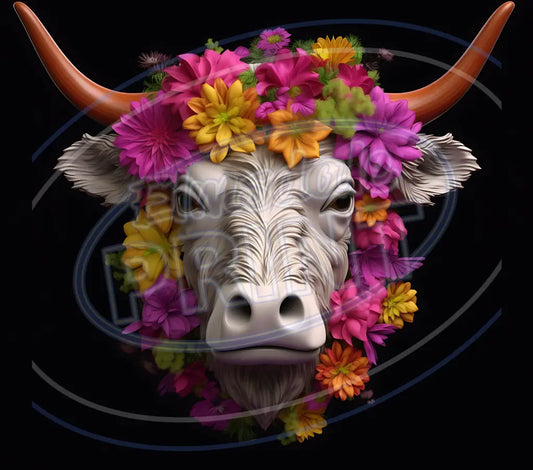 3D Highland Cows 005 Printed Pattern Vinyl