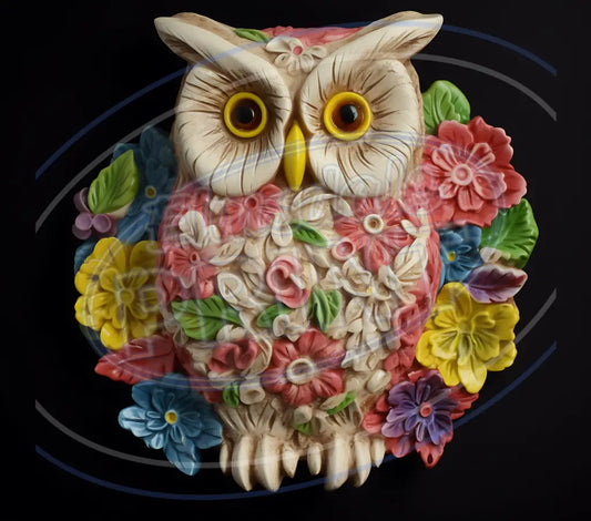 3D Owls 060 Printed Pattern Vinyl