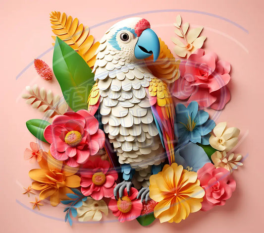 3D Parrots 013 Printed Pattern Vinyl