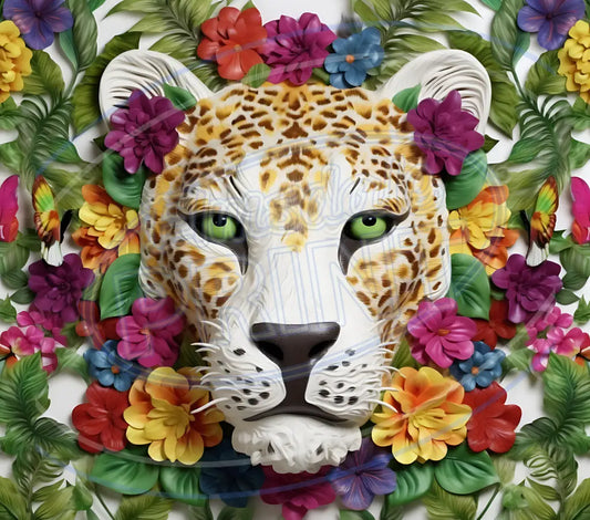 3D Safari Animals 002 Printed Pattern Vinyl