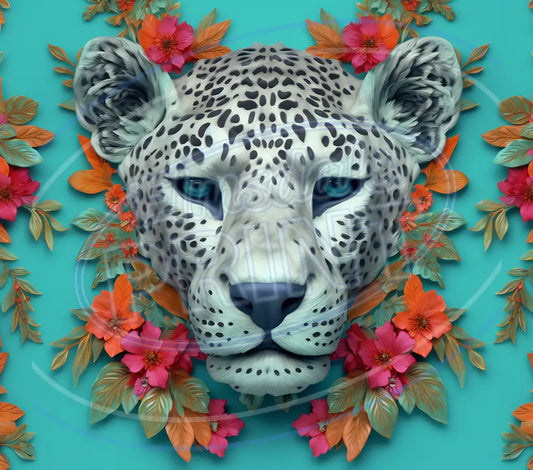 3D Safari Animals 007 Printed Pattern Vinyl