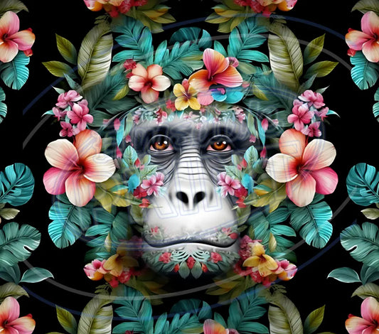 3D Safari Animals 024 Printed Pattern Vinyl