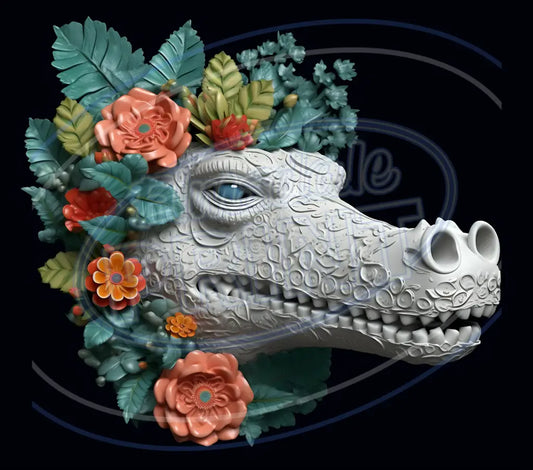 3D Safari Animals 037 Printed Pattern Vinyl