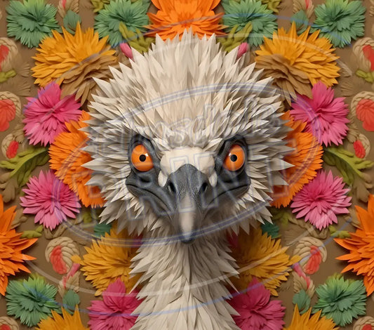 3D Safari Animals 040 Printed Pattern Vinyl