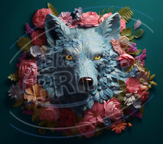 3D Wolves 006 Printed Pattern Vinyl