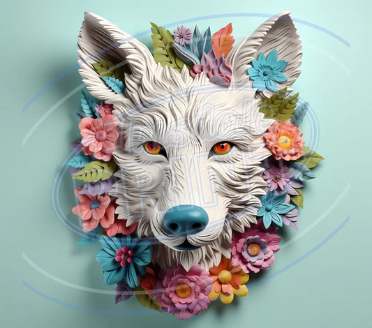 3D Wolves 010 Printed Pattern Vinyl