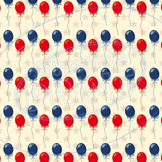 4Th Of July 002 Printed Pattern Vinyl