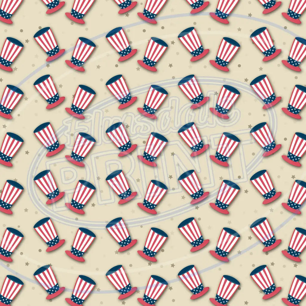 4Th Of July 004 Printed Pattern Vinyl