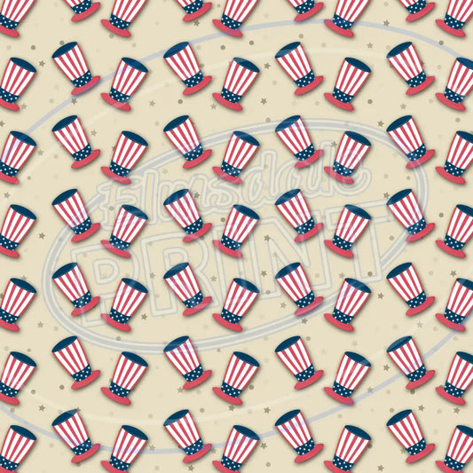 4Th Of July 004 Printed Pattern Vinyl