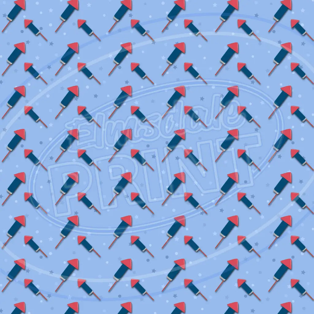 4Th Of July 005 Printed Pattern Vinyl