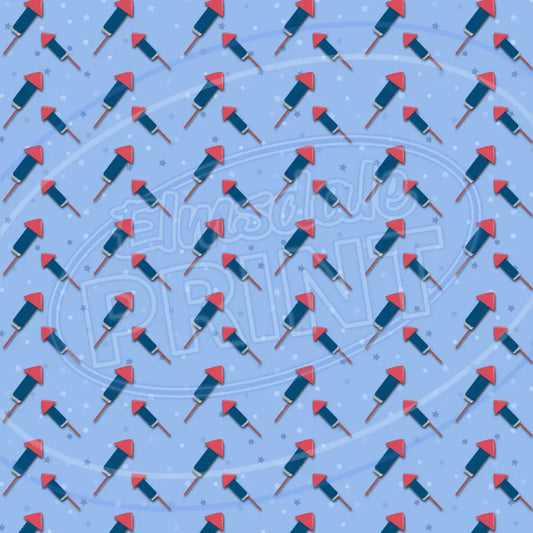 4Th Of July 005 Printed Pattern Vinyl