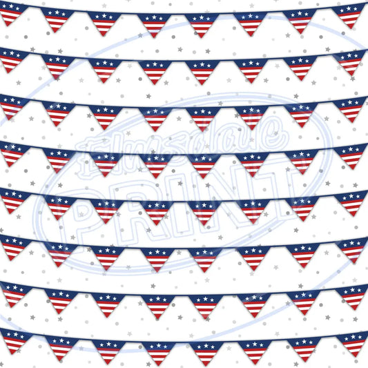 4Th Of July 009 Printed Pattern Vinyl