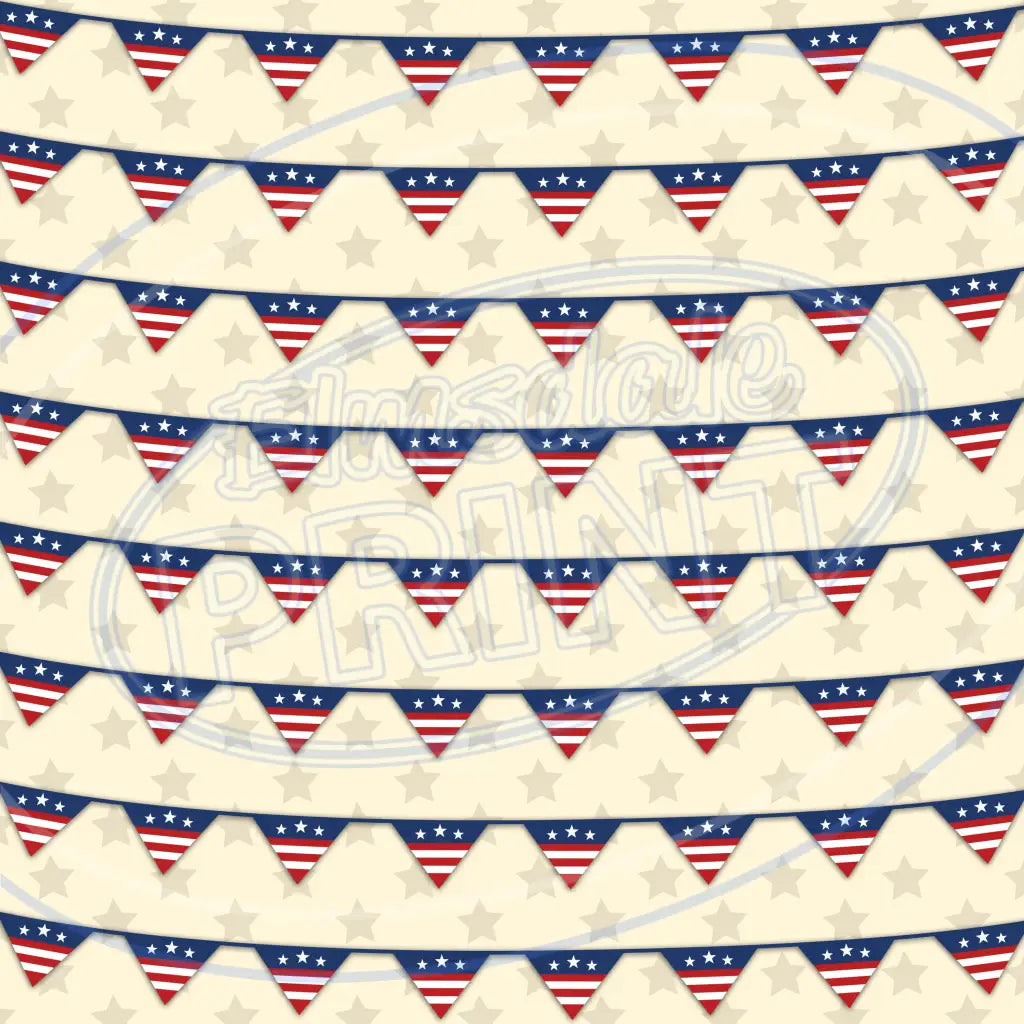 4Th Of July 012 Printed Pattern Vinyl