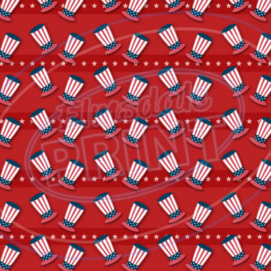 4Th Of July 013 Printed Pattern Vinyl
