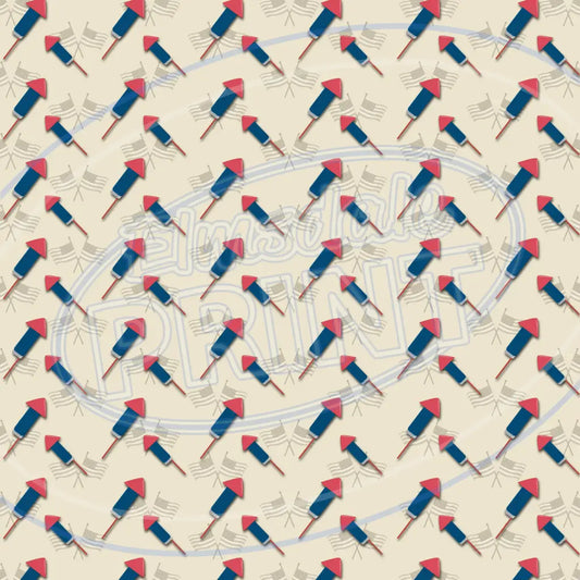 4Th Of July 016 Printed Pattern Vinyl
