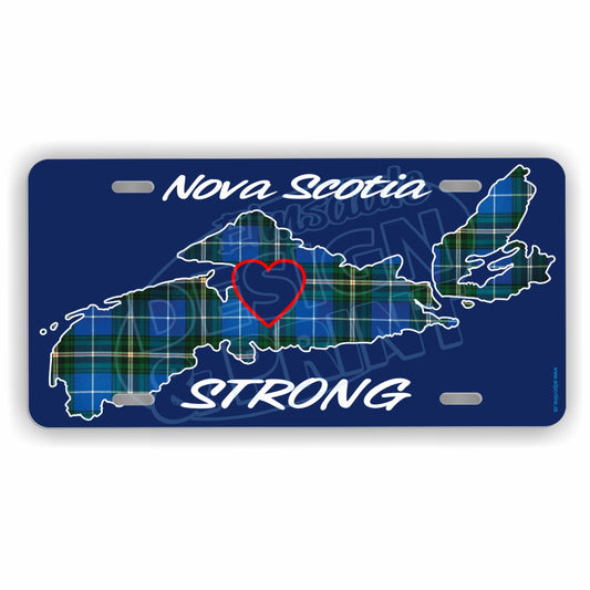 Nova Scotia Strong Navy License Plate