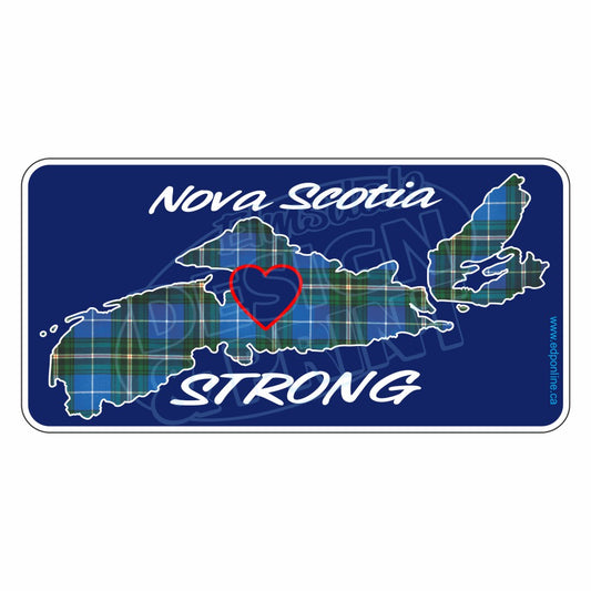Nova Scotia Strong Navy Decal