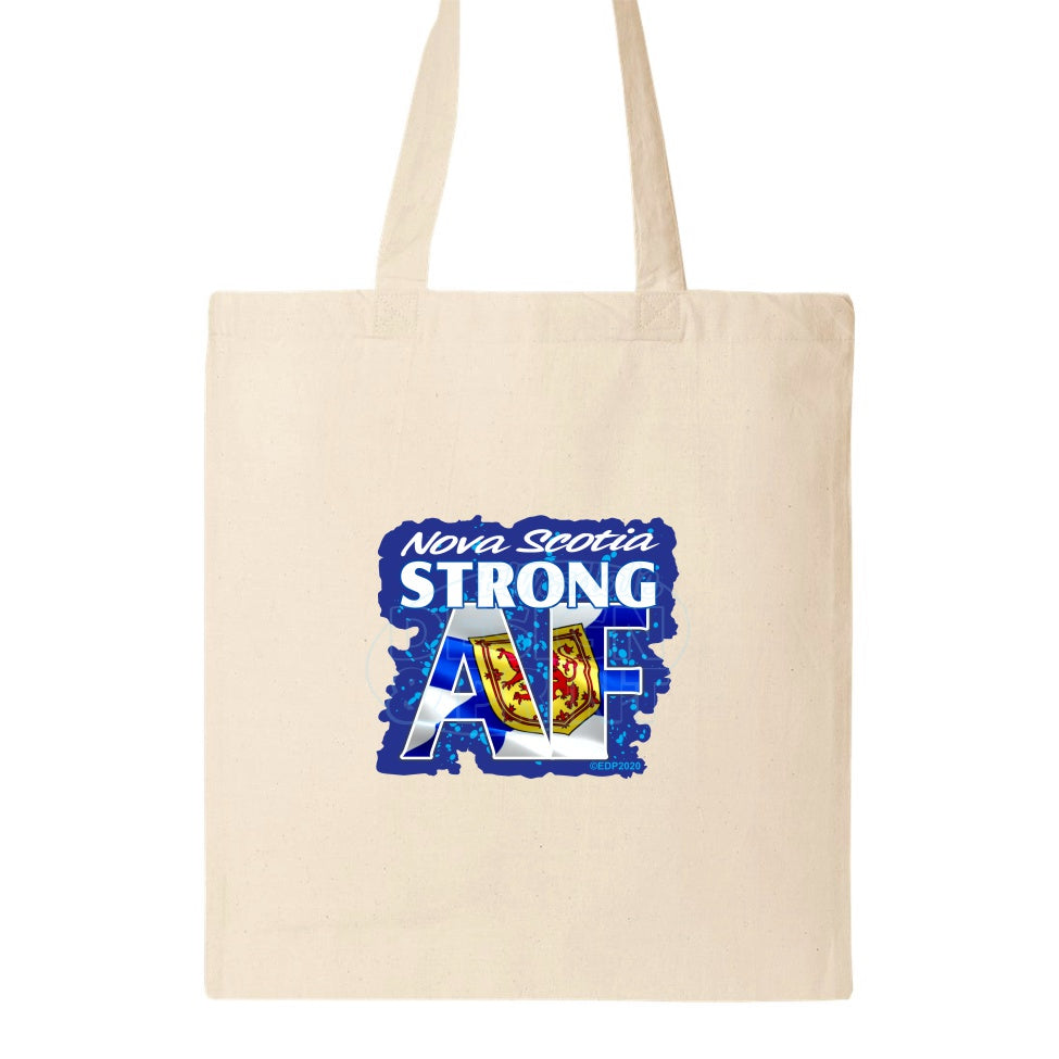 Nova Scotia Strong AF: Tote Bags