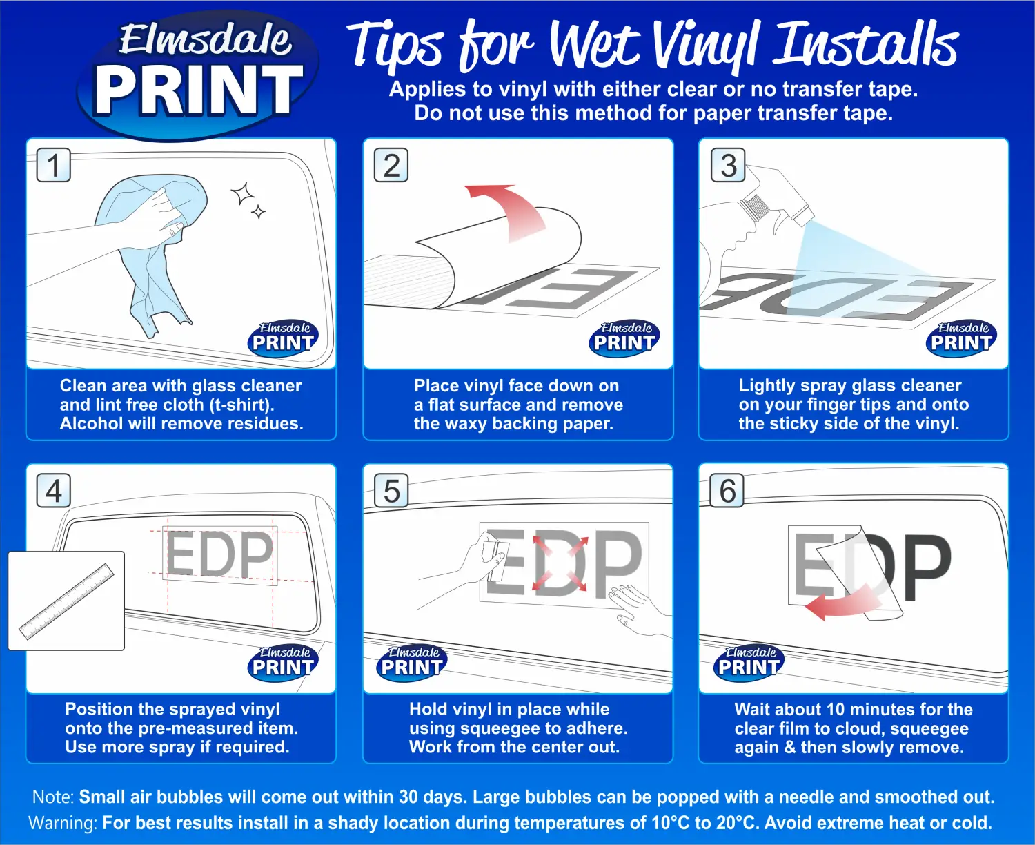 Decal & Vinyl Installation Tips