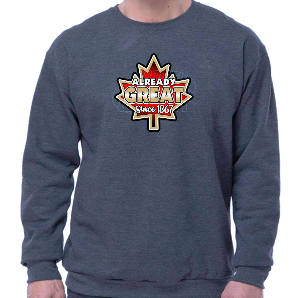 Already Great: Sweatshirts - Heather Navy / S