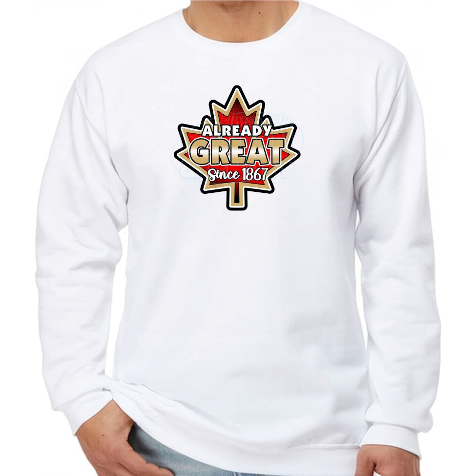 Already Great: Sweatshirts - White / S