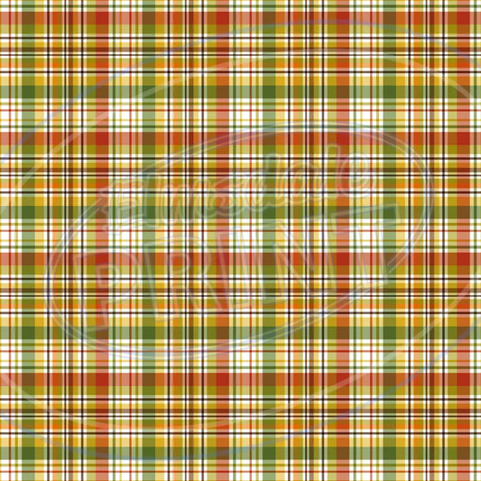 Autumn Plaid 001 Printed Pattern Vinyl