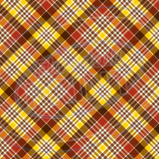 Autumn Plaid 007 Printed Pattern Vinyl