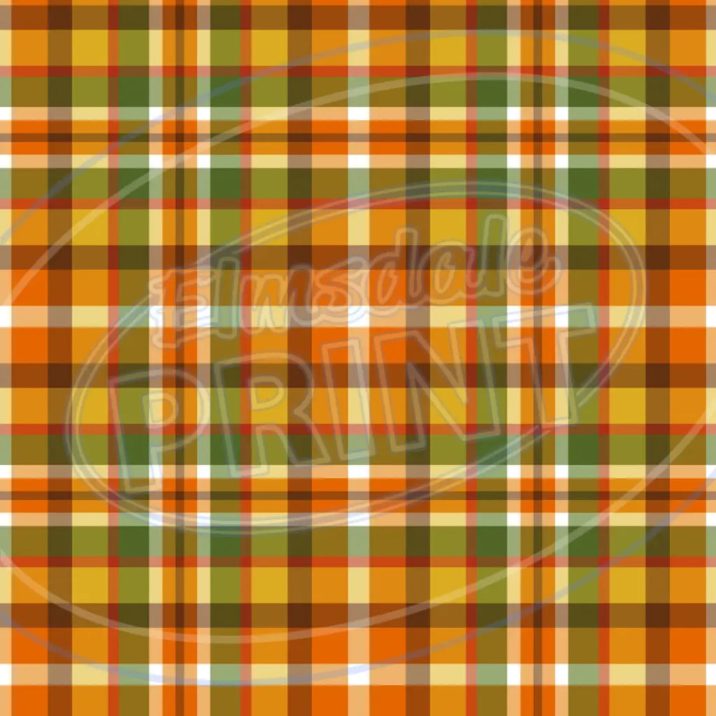 Autumn Plaid 012 Printed Pattern Vinyl