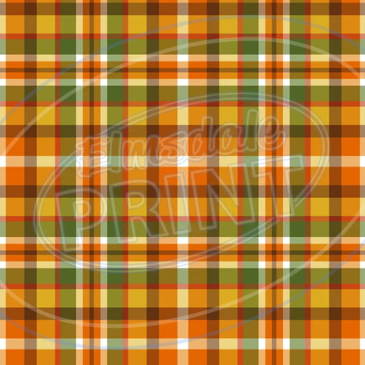Autumn Plaid 012 Printed Pattern Vinyl