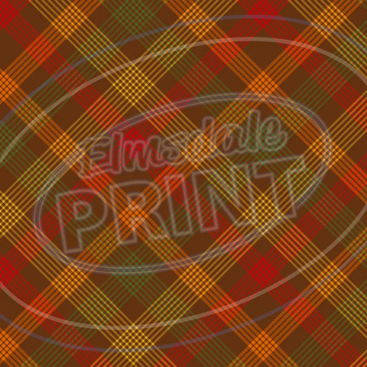 Autumn Plaid 016 Printed Pattern Vinyl