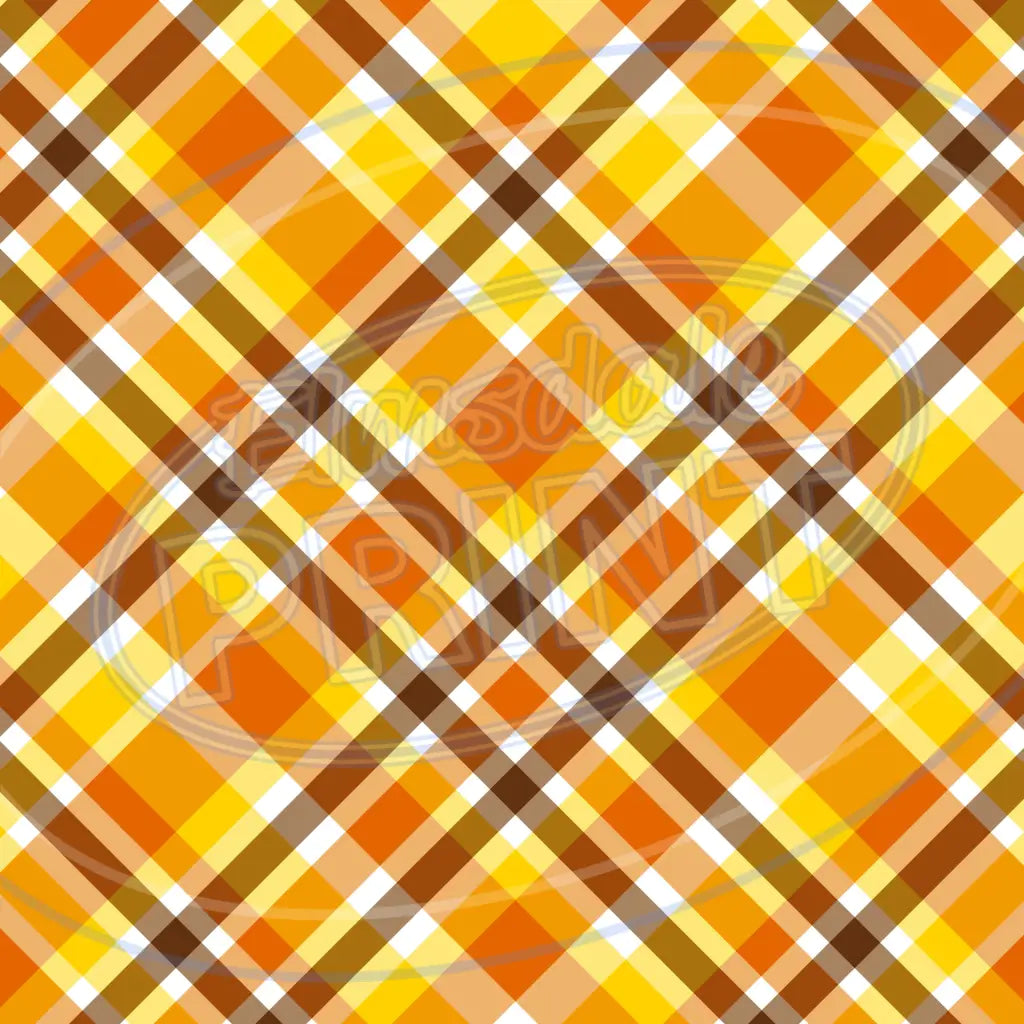 Autumn Plaid 018 Printed Pattern Vinyl