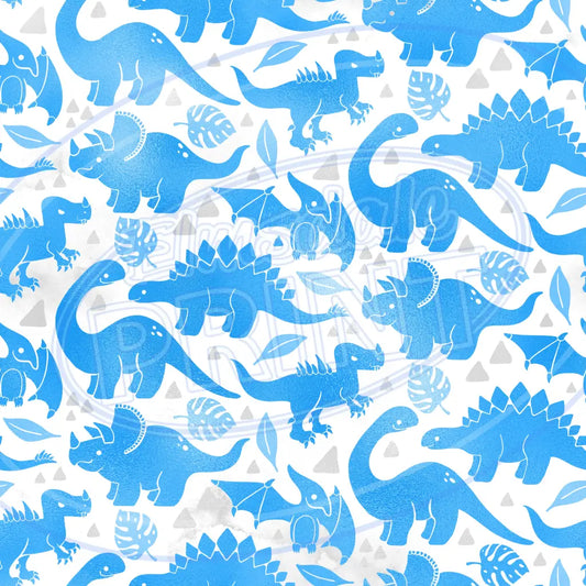 Baby Blue 001 Printed Pattern Vinyl