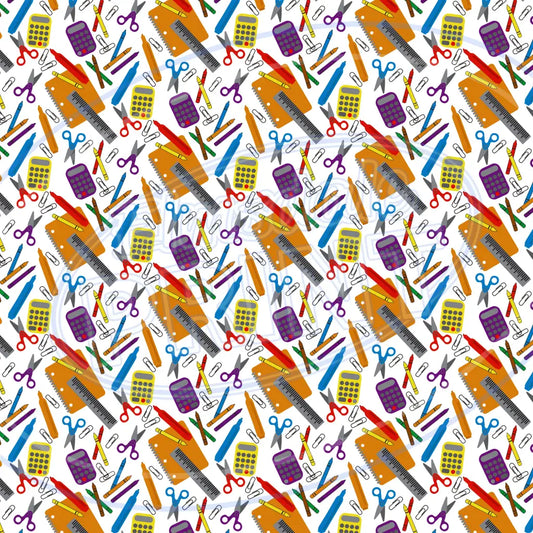 Back To School 014 Printed Pattern Vinyl