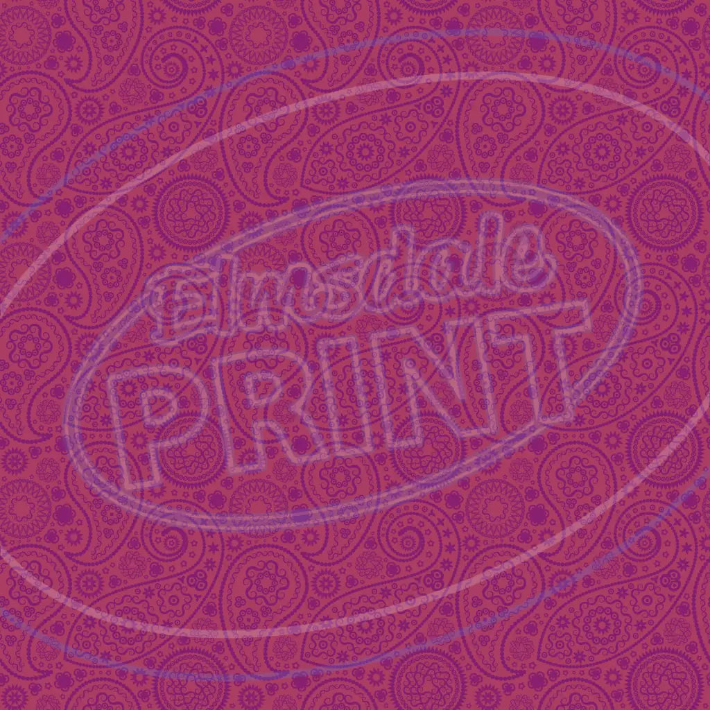Bandana Paisley 004 Printed Pattern Vinyl