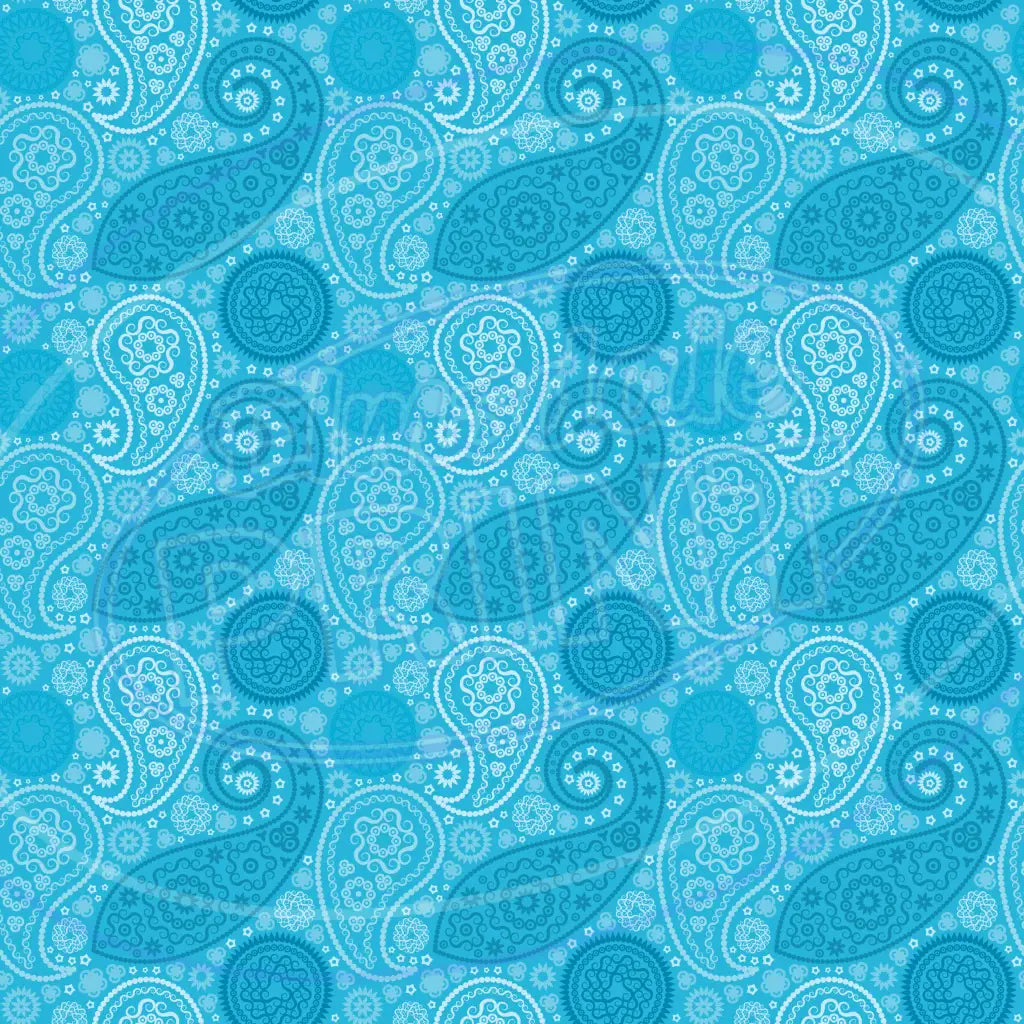 Bandana Paisley 009 Printed Pattern Vinyl