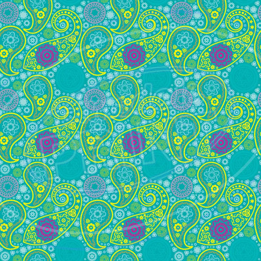 Bandana Paisley 015 Printed Pattern Vinyl