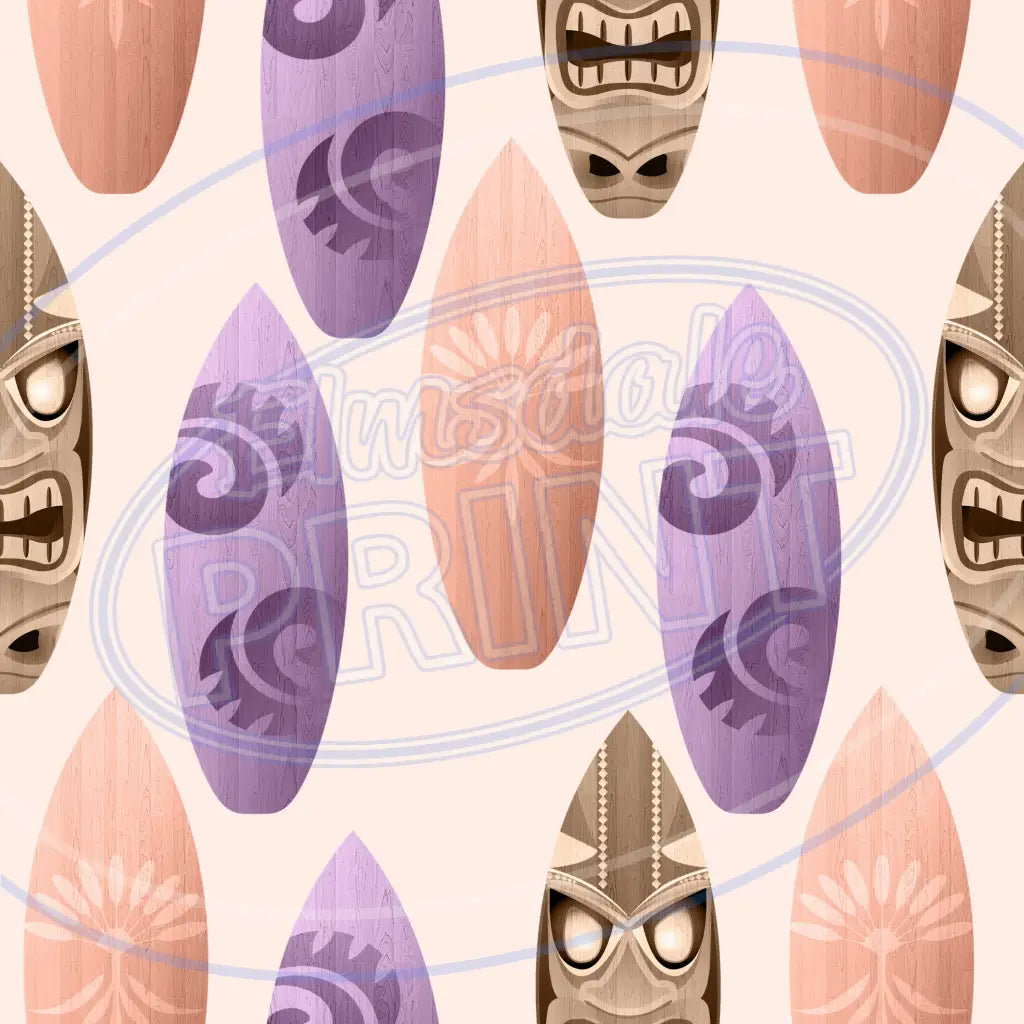 Beach Bums 001 Printed Pattern Vinyl