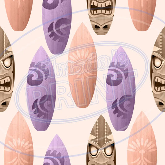 Beach Bums 001 Printed Pattern Vinyl