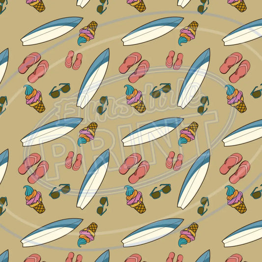 Beach Day 002 Printed Pattern Vinyl