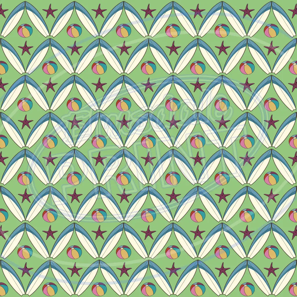 Beach Day 003 Printed Pattern Vinyl