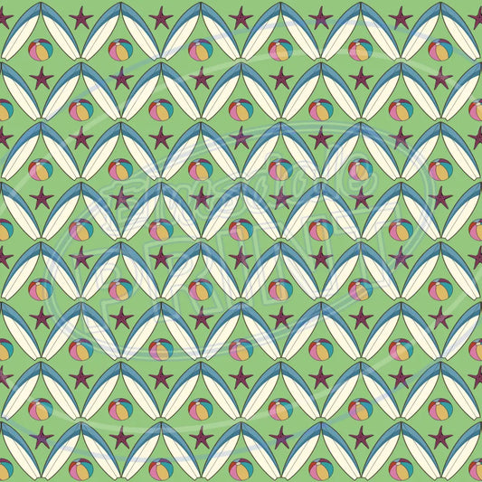 Beach Day 003 Printed Pattern Vinyl