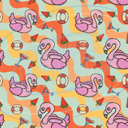 Beach Day 007 Printed Pattern Vinyl