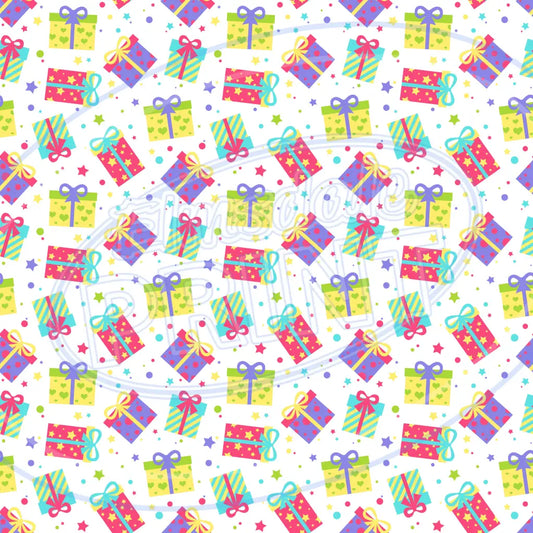 Birthday Wrap 012 Printed Pattern Vinyl