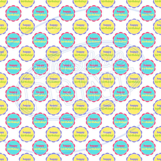 Birthday Wrap 014 Printed Pattern Vinyl
