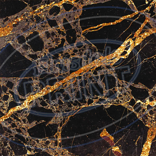 Bronze & Black Marble 002 Printed Pattern Vinyl