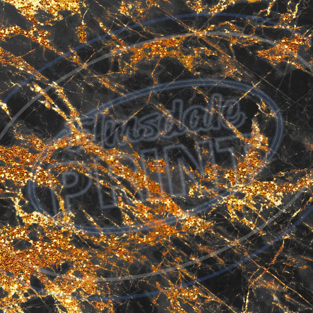 Bronze & Black Marble 005 Printed Pattern Vinyl