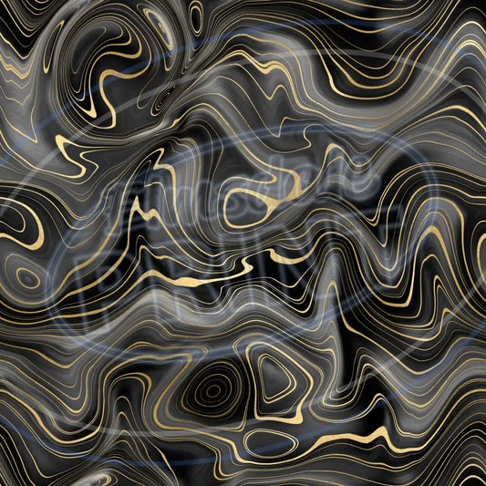 Black Gold Strata 005 Printed Pattern Vinyl