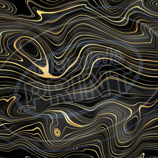 Black Gold Strata 009 Printed Pattern Vinyl