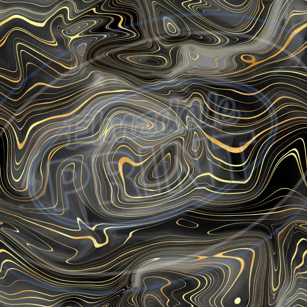 Black Gold Strata 016 Printed Pattern Vinyl
