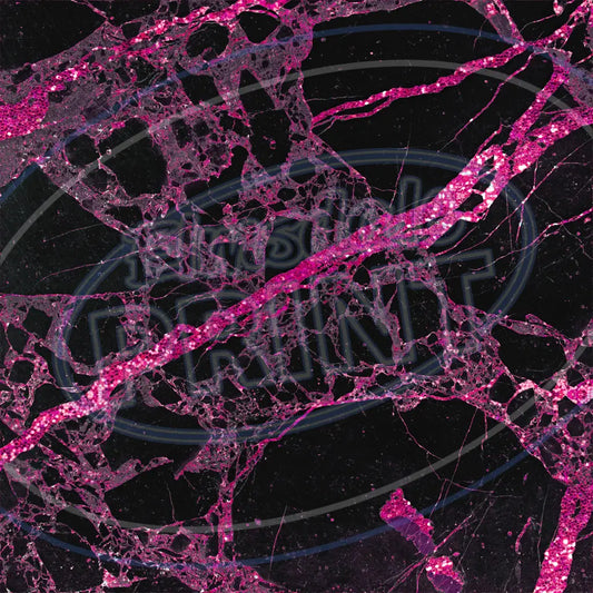 Pink & Black Marble 002 Printed Pattern Vinyl